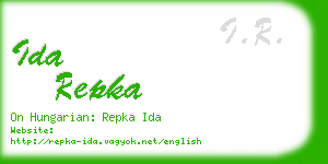 ida repka business card